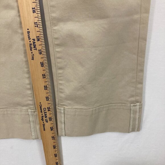 New NYDJ size 4 Cream Tan Relaxed Straight Leg Jeans - Picture 8 of 11